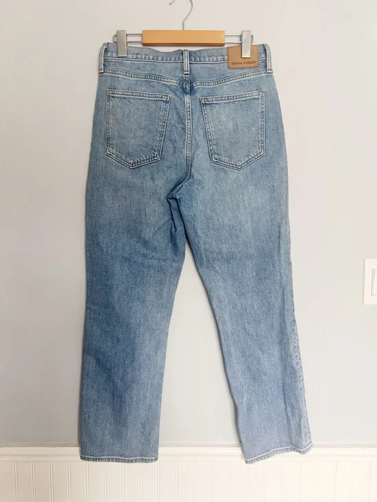 Aritzia Denim Forum Arlo High Rise Straight Size 28 Inseam 28” - Picture 5 of 9